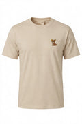 Camiseta Crema para Hombre – Chihuahua Bordado