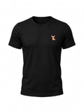 Camiseta Negra para Hombre – Chihuahua Bordado