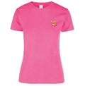 Camiseta Rosa Fucsia para Mujer – Chihuahua Bordado