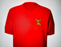 Camiseta Premium Roja de manga corta - Logo bordado