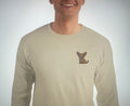 Camiseta Manga Larga Beige Chihuahua Clothing Brand