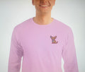 Camiseta Manga Larga Rosa Chihuahua Clothing Brand