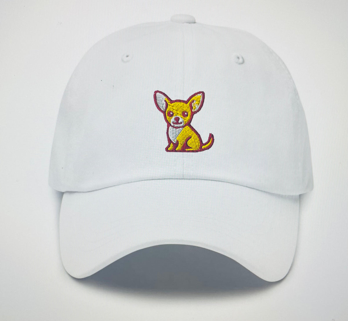 Gorra Blanca Chihuahua Clothing Brand
