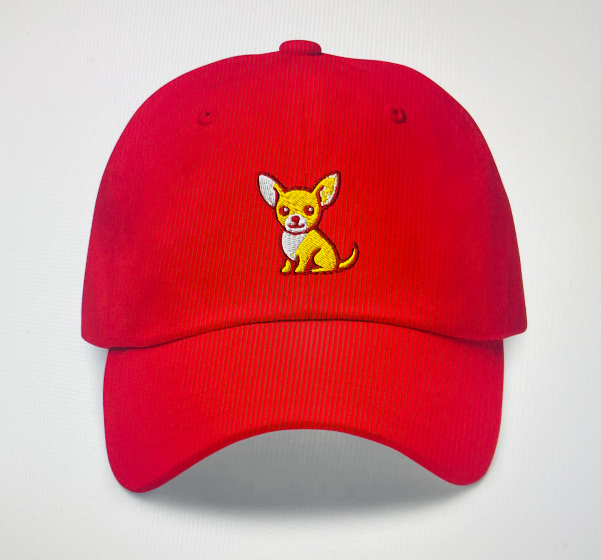 Gorra Roja Chihuahua Clothing Brand